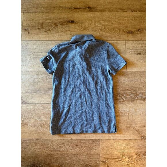 Lacoste Womens Gray Short Sleeve Collared T-shirt Size Small - Picture 2 of 3